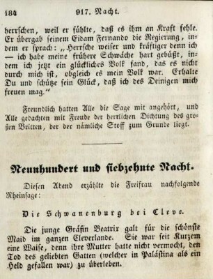 Neunhundert und siebzehnte Nacht