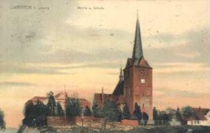 Wahren b. Leipzig: Kirche u. Schule
