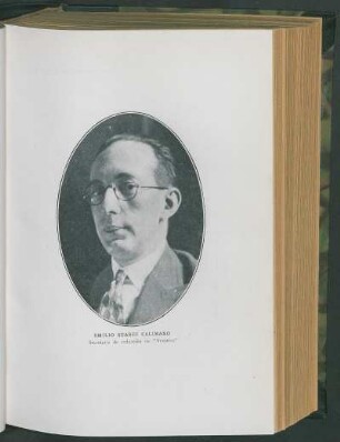 Emilio Suárez Calimano - Secretario de redacción de "Nosotros" [Fotografía]