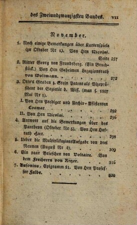 Neue berlinische Monatsschrift. 22, 22. 1809