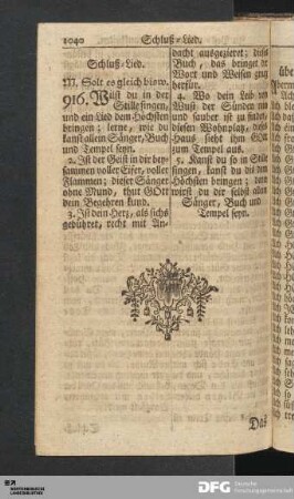 Schluß-Lied.
