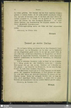 Vorwort zur vierten Auflage.