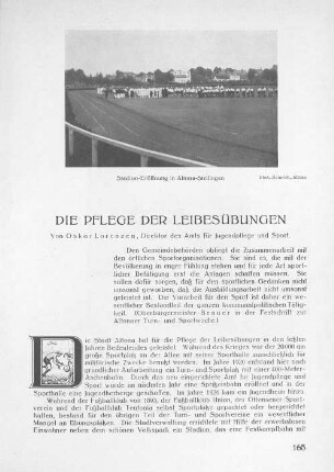 Die Pflege der Leibesübungen