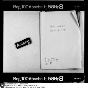 Vorsteher des Fleckens Iburg gegen den Prokurator Hoya wegen des Nachlasses des Biesterfreien Henseler