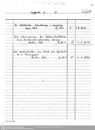 Seifert, L. W.