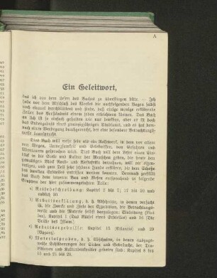 Ein Geleitwort, das ich vor dem Lesen des Buches zu überfliegen bitte.