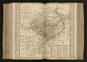 Accurate Delineation des zu dem Thüringischen Creisse gehöhrigen Ammtes Freyburg : nebs darinnen befindlichen Orten auch Angrenzenden Gegenden Geographice entworffen