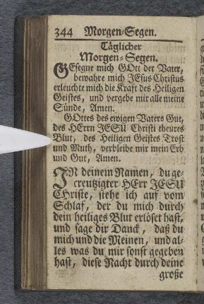 Täglicher Morgen-Segen.