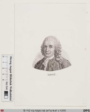 Bildnis Carl von Linné (lat. Carolus Linnaeus)