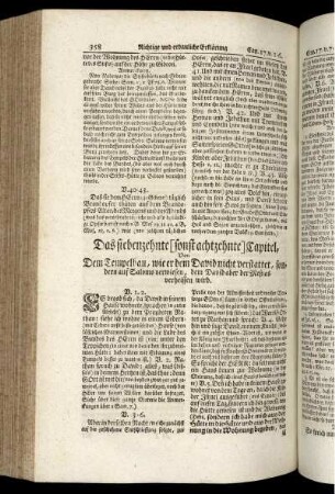 Das siebenzehnte (sonst achtzehnte) Capitel
