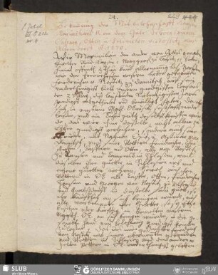 Beken[n]ung der Mitbelehnschafft Kayser Maximiliani II. an dem Gute Schoenbrunn Casparn, Otten u. Fridrichen v. Nostitz aus Ullersdorff A. 1570