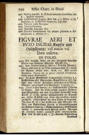Figvrae Aeri Et Buxo Incisae Kupfer und Holtzschnittevel nudae vel libris insertae
