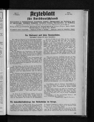 Die Gesundheitsfürsorge der Reichsbahn im Kriege