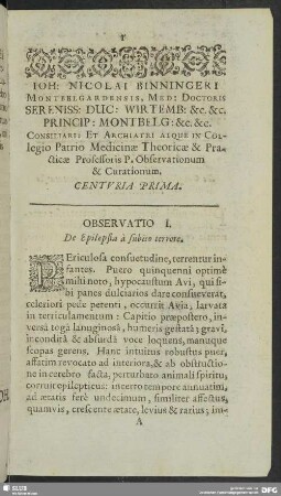Centuria Prima
