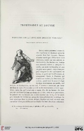 2. Pér. 15.1877: Remarques sur le geste dans quelques tableaux, 3 : promenades au Louvre