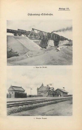 Anlage 15. Schantung-Eisenbahn