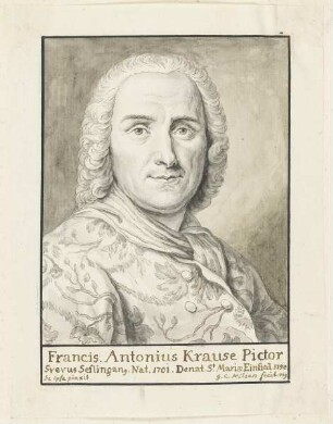Bildnis des Francis. Antonius Krause