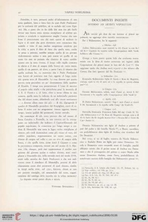 Documenti inediti. Intorno ad artisti napoletani
