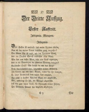 Der Dritte Auffzug
