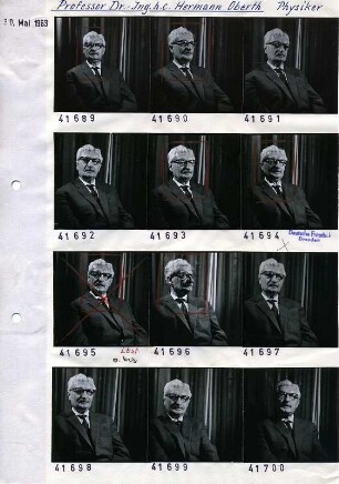Portraitserie Hermann Oberth
