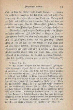 Prophetische Worten