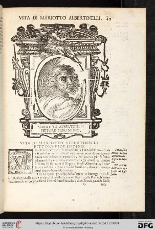 Vita di Mariotto Albertinelli Pittore fiorentino