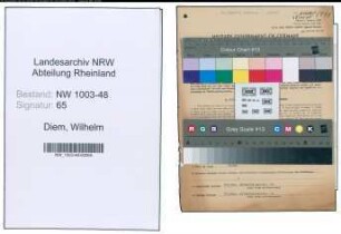 Entnazifizierung Wilhelm Diem , geb. 09.12.1900 (Betriebsleiter)