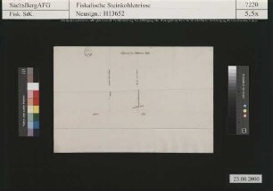 Morgenstern, Gewerkschaft, Reinsdorf, Betriebsabteilung Florentin Kästner, Schichtenkohlenflöz 2, Blatteinteilung der Urrisse