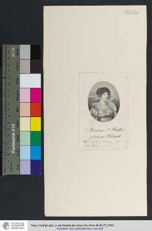 Mariane Müller gebohrne Helmuth