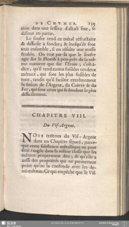 Chapitre VIII. Du Vif-Argent