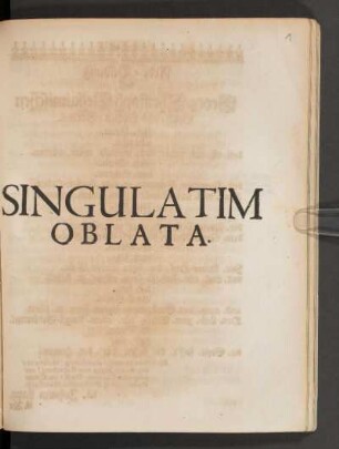 Singulatim Oblata : [Rede-Bildung deß Georg-Christoph-Behaimischen Grab- und Leichen-Steins]