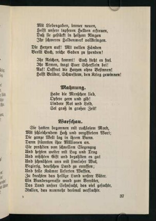 37-51, Mahnung - Den deutschen Soldaten