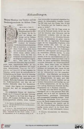 Meister Nicolaus von Verdun und der Dreikönigenschrein im Kölner Domschatz