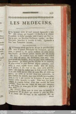 Les Medecins.