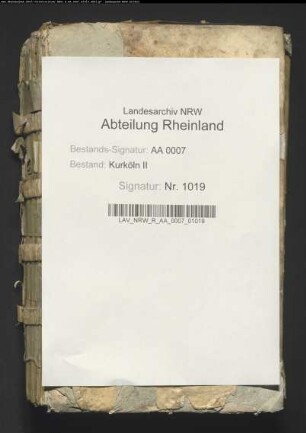 Verhandlungen des Landtags 1763 Februar-April zu Bonn (mit Verzeichnis der Einberufenen)