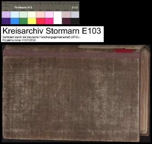 Sparbuch der Reinfelder Sparkasse Tom I. Angefangen 1842