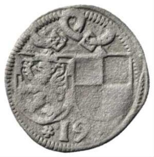 Fundmünze, Pfennig (einseitig), 1519