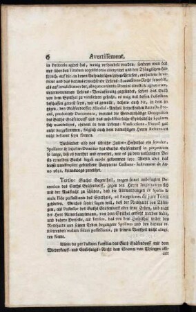 Tertio: [...]