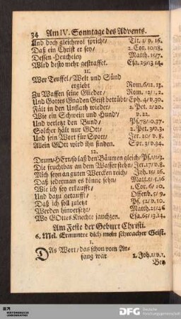 Am Feste der Geburt Christi. - Am Neuen Jahrs-Tage.