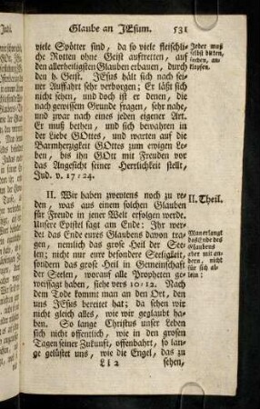 531-534, II. Wir haben zweytens noch zu reden, was aus ...