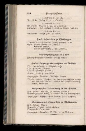 Forst=Lehranstalt zu Melsungen.