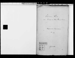 Briefe der Prinzessin Luise, verheiratete Herzogin von Sachsen-Weimar-Eisenach
