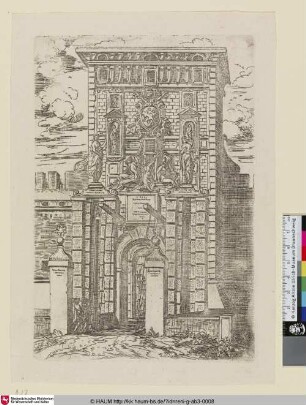 [La porte de la ville de Bologna, dite di Galiera; The Entrance of the City of Bologna; Stadttor von Bologna]