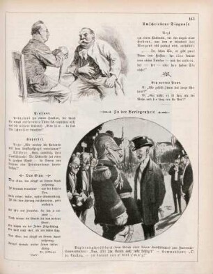 "Umschriebene Diagnose" "In der Verlegenheit"