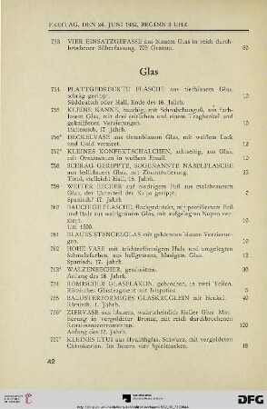 Glas (Nr. 754-784)