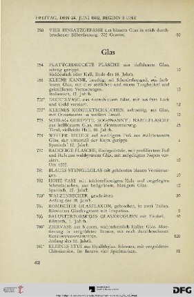 Glas (Nr. 754-784)