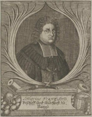 Bildnis von Lotharius Franz, Erzbischof von Mainz