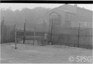 Mauerfall, Potsdam, Klein Glienicke / Griebnitzsee, Grenzanlage.