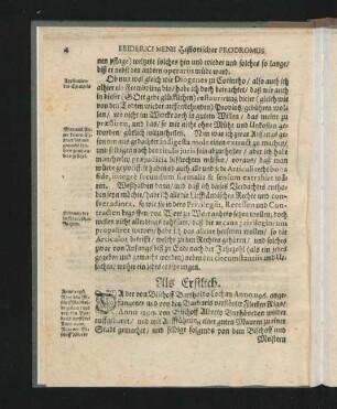 Als Erstlich - LXXIV.