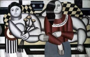Frau mit Blumen